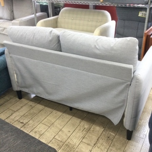 【✨人気メーカー❗️お部屋なじみの良いグレー❗️背もたれカバー洗濯OK❗️サイドポケット付き❗️✨】定価¥24,990 IKEA/イケ