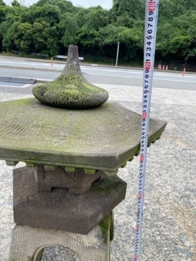 ☆中古品 雪見灯篭 灯篭 インテリア 庭園 お庭 玄関☆