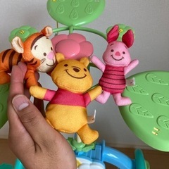 ★★明日で削除★★【美品】くまのプーさん6wayメリー　動作確認済みの画像