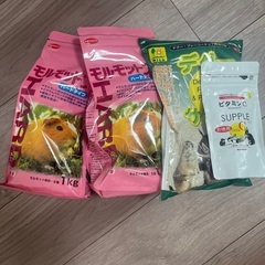 小動物用　モルモットフード　ペレット　ビタミンCサプリ　デグー サンド