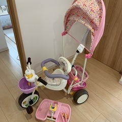 三輪車　ミッフィー　プチハナカーゴ　
