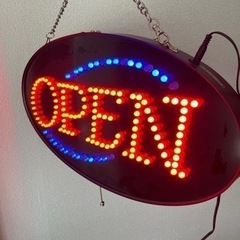 OPENネオンサイン店舗看板