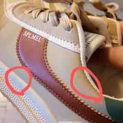 お値段交渉OK！物々交換OK！ 屋外短時間 試し履きのみ レディーススニーカー 24.5cm 厚底  の画像