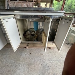 ●取引終了●タダであげます●流し台セット(中古)※同時出品していた洗面台は受け渡し済みとなりましたの画像