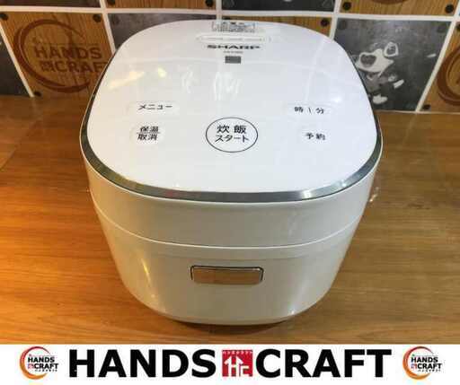 シャープ KS-F5E6 炊飯器 2019年製 3合炊き 中古品 【ハンズクラフト宜野湾店】