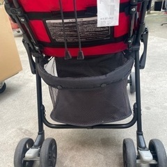 【売却済】ベビーカー joie ジョイー 赤の画像