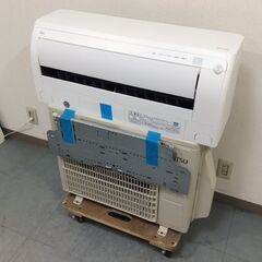 （7/16受渡済）YJT7175『安心30日間保証付』【FUJITSU/富士通 6畳用エアコン】美品 2019年製 ノクリア AS-D22J-W 家電 冷暖房 単相100V