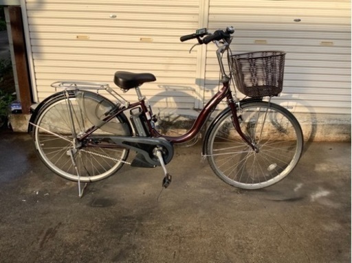 118 ヤマハ最新機種電動アシスト自転車pasnatura26インチブラウンアルミボディ