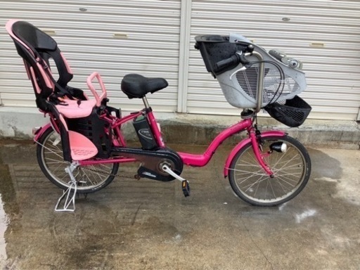 121 パナソニック新機種電動アシスト自転車gyutto mini20インチピンクボディ