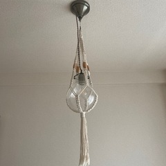 東京インテリア★マクラメ照明の画像