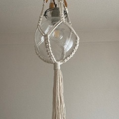 東京インテリア★マクラメ照明の画像