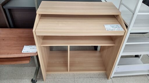 ★ジモティ割あり★  PCデスク ナチュラル H70.5×D50.5×W78.5 クリーニング済み TJ1405