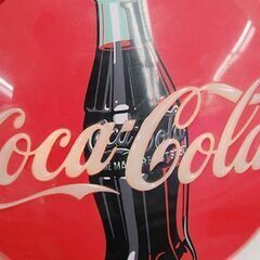 ジャンク CocaCola 丸形電話機 直径31×厚さ8cm 着信・発光確認済み 置き 掛け コカコーラ DISC Telephone 札幌市 清田区 平岡の画像