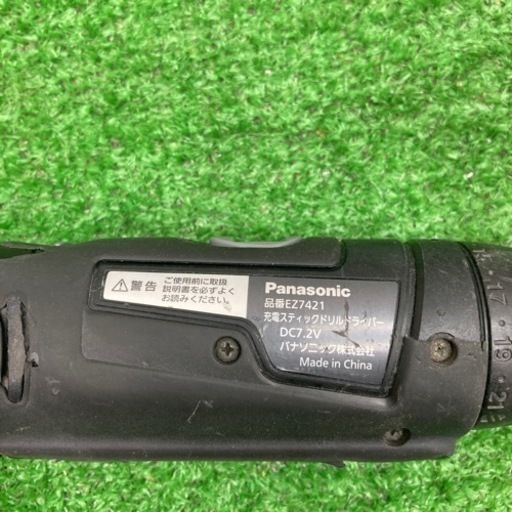 ワイドLEDつかない！中古品△パナソニック  ドリルドライバー ブラック EZ7421本体のみ△A△IT5VHLE47FBM