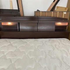 ダブルベッド   リサイクルショップ宮崎屋 住吉店 23.7.14Fの画像