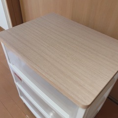 【成約済】アイリスオーヤマ ウッドトップチェスト AJ-533PA 3段ラックの画像