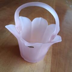 かわいい生け花用花器(持ち手付き)