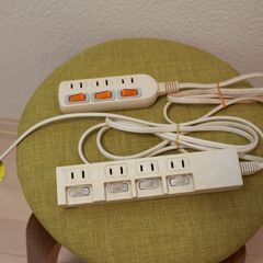 電源タップ（0.6mと1m）