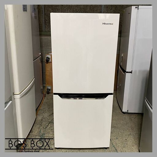 Hisense ハイセンス ２ドア冷凍冷蔵庫 HR-D1301 130L 2015年製●BA07W005