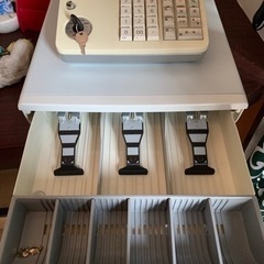 【中古品】 電子レジスター カシオ NL-300 2016年製 100V　幅33cm　の画像