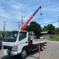 三菱ユニック　2トン車　クレーン車　4段クレーンの画像