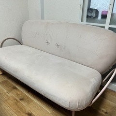 明日処分しにいきます。【難あり】Francfrancソファー