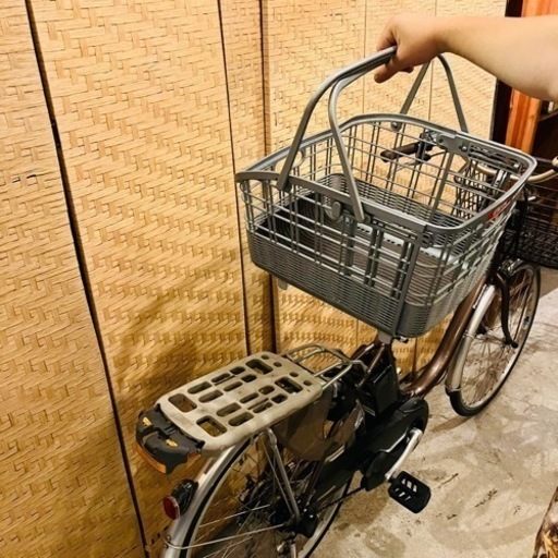 【売約済み】パナソニック　Panasonic 電動自転車　電動アシスト自転車　2020年購入　BE-ELL432T BE-ELL432  防犯登録抹消済み　美品　カゴ取り外し可能！　バッテリー残量5点灯（80-100%）