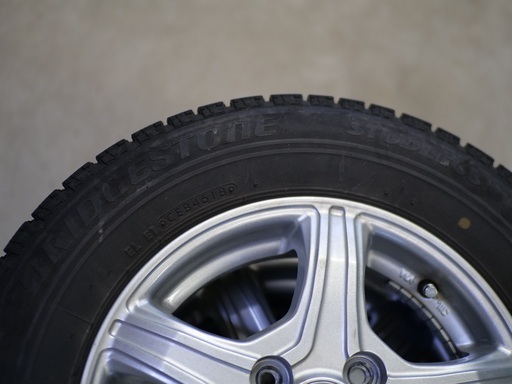 4本セット BRIDGESTONE ブリヂストン BLIZZAK VRX 145/80R13 75Q ホイール付き BALUMINUM バルミナ 3×4.00B 4穴 PCD 100 オフセット 45