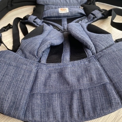直接のみ！⭐︎美品⭐︎ エルゴベビー オムニ360 クールエア インディゴ 国内正規品