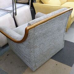 浜本工芸 1人掛けソファ 布地 幅76cm 奥行72cm 高さ68cm 座面高さ35cm シングルソファ アームチェア 家具 ソファー 札幌 北20条店の画像