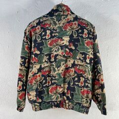 ✨🔔期間限定・特別価格🔔✨OUT BROOK ヴィンテージ トラックジャケット 総柄 チェリー オーバーサイズの画像