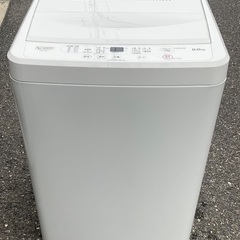 【RKGSE-031】特価！YAMADA/6kg/全自動洗濯機/YWM-T60H1/中古/2021年製/当社より近隣地域無料配達/