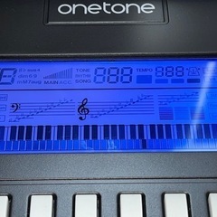 初心者向け Onetone ワントーン 電子キーボード 61鍵 OTK-61S 取説付属 稼働確認済 中古美品 ③の画像