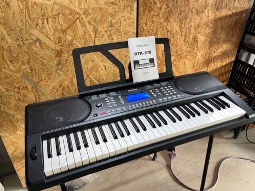 初心者向け Onetone ワントーン 電子キーボード 61鍵 OTK-61S 取説付属 稼働確認済 中古美品 ③