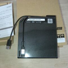 BUFFALO ポータブルDVDドライブ　DVSM-PTV8U3の画像