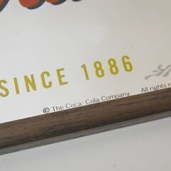 CocaCola パブミラー 縦23×横32cm 片面 壁掛け DRINK アトランタ GEORGIA 1886 鏡 店舗販促品 コカコーラ お店 レトロ  札幌市 清田区 平岡の画像