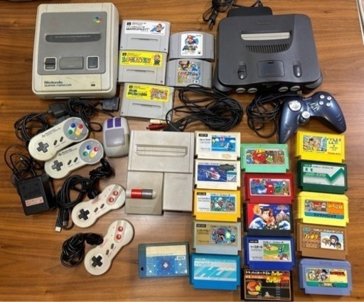 ニューファミコン　スーパーファミコン　64 wii