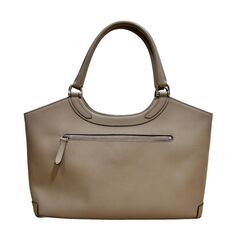 23T312_ジ2 mila schon ミラショーン ハンドバッグ ベージュ系 鞄 カバン レザーの画像