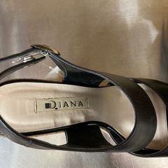 【BY REUSE 霧島国分新町店 出張買取•見積完全無料¥0】DIANA サンダル　サイズM  BKの画像