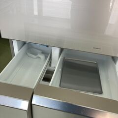 【お取引中】パナソニック Panasonic パーシャル搭載 406L 右開き 5ドア冷蔵庫 シャンパンゴールド 2016年製 NR-E412PV-N★6072★の画像