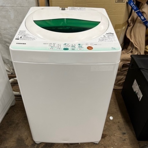 【簡易清掃・通電確認済】洗濯機　TOSHIBA/東芝　5.0kg 2013年製