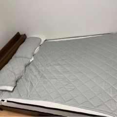 お渡しする方決まりました！　ダブルベッド(マットレス付) 