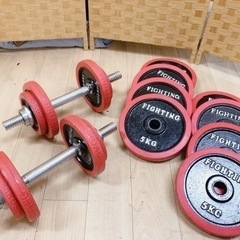 【引取】ファイティングロード ダンベル 1.25〜5kg 筋トレ...