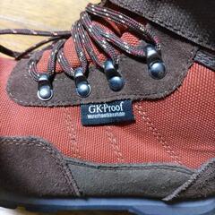 Grandking GK-15 登山靴 赤/茶色　サイズ22.0cm EEEの画像