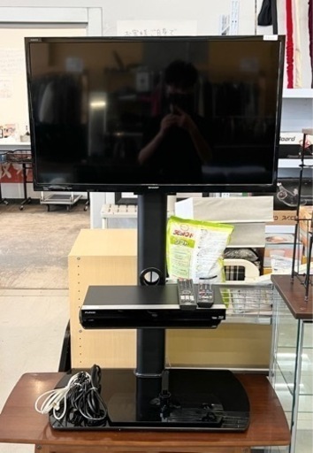 2017年製 液晶テレビ ブルーレイレコーダー セット