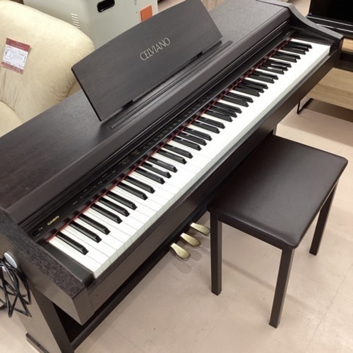 美原店CASIO 電子ピアノAP-21 椅子付き程度良好カシオ (リサイクル 