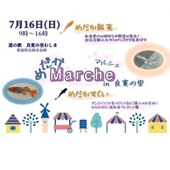めだかmarché   in良寛の里