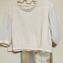 生成色のシャツ