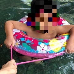 女の子用 フルーツ柄 浮き輪