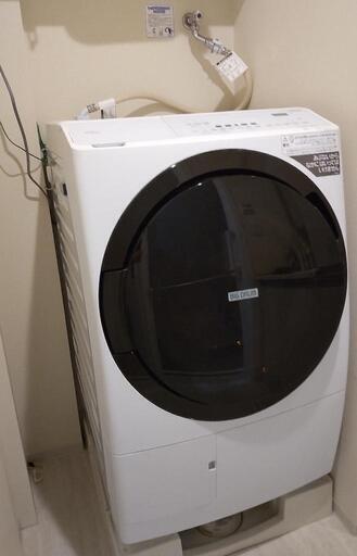 極美品2022年製日立ドラム式洗濯乾燥機 BD-SX110GL